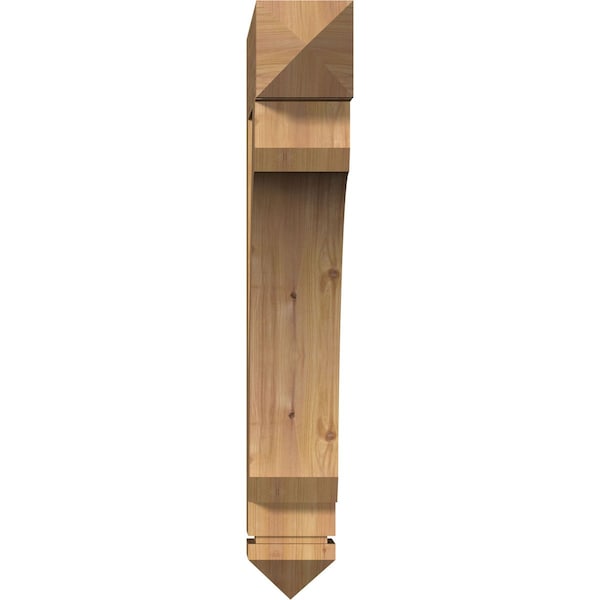 Legacy Arts & Crafts Smooth Bracket, Western Red Cedar, 5 1/2W X 30D X 36H